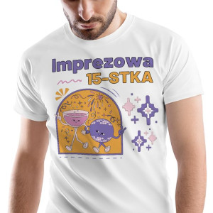 T-Shirt Męski Urodziny 15 15te 15-te XXL Prezent