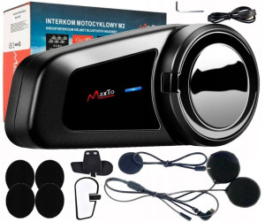 Interkom Motocyklwy Maxto M2 Lektor Pl Full Duplex