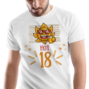 T-Shirt Męski Urodziny 18 18te 18-te XXL Prezent