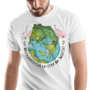 T-Shirt Męski Urodziny 18 18te 18-te XXL Prezent
