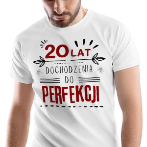 T-Shirt Męski Urodziny 20 20te 20-te XXL Prezent