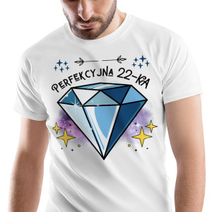 T-Shirt Męski Urodziny 22 22te 22-te XL na Prezent