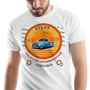 T-Shirt Męski Urodziny 25 25te 25-te S Prezent