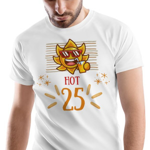 T-Shirt Męski Urodziny 25 25te 25-te S Prezent