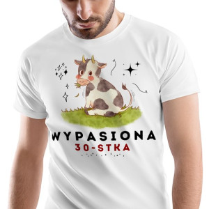 T-Shirt Męski Urodziny 30 30te 30-te M na Prezent