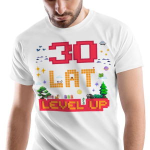 T-Shirt Męski Urodziny 30 30te 30-te S Prezent