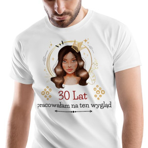 T-Shirt Męski Urodziny 30 30te 30-te XXL Prezent