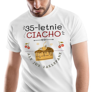 T-Shirt Męski Urodziny 35 35te 35-te S Prezent