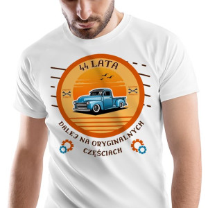 T-Shirt Męski Urodziny 44 44te 44-te XL na Prezent
