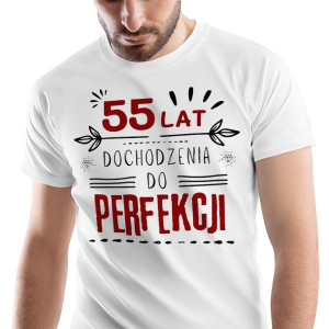 T-Shirt Męski Urodziny 55 55te 55-te XXL Prezent
