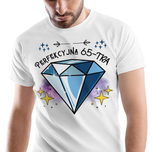 T-Shirt Męski Urodziny 65 65te 65-te M na Prezent