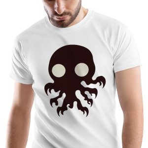 T-Shirt Męski Zombie Monster straszny na S Prezent