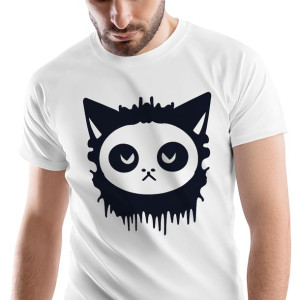 T-Shirt Męski Zombie Monster straszny na S Prezent