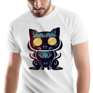 T-Shirt Męski Zombie Monster straszny na XL