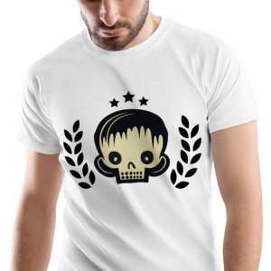 T-Shirt Męski Zombie Monster straszny na XL