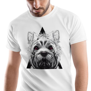 T-Shirt Męski Zombie Monster straszny Prezent