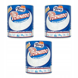Ręcznik kuchenny FOXY Tornado 3-warstwowy 3 szt
