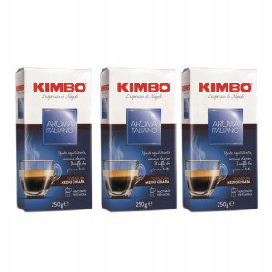 Kawa mielona KIMBO Aroma Italiano 3x 250 g