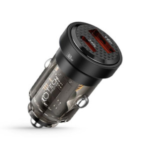 Ładowarka samochodowa Tech-protect CC30W 2-port Car Charger PD 30W QC 3.0 B
