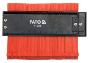 Wzornik Kształtów Profili Glazurniczy 125mm Yato