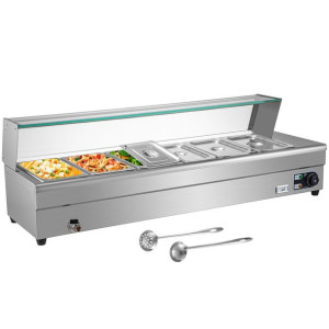 VEVOR Podgrzewacz do potraw  6-miskowy 1500W