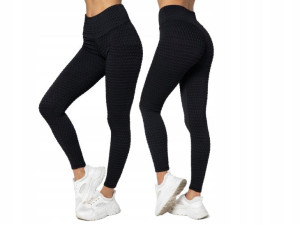 Legginsy Karbowane Antycellulitowe Push Up S/M