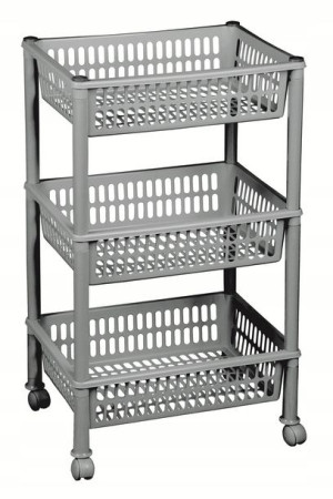 Regał, Stojak Trolley Jumbo Eco, Szary Plast Team