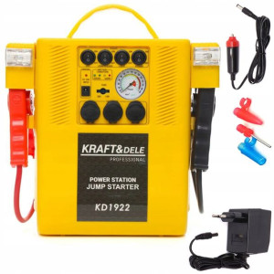 Kraft Jump Starter Rozruch Kompresor Latarka 4w1