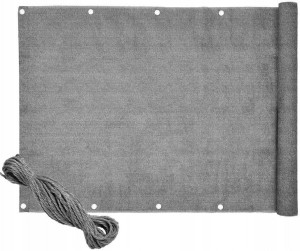 Osłona Balkonowa Ogrodowa 80x500 cm Balkon Taras