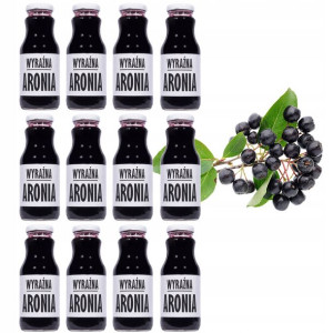 sok aronia aroniowy 100% NFC bez cukru 12x250ml