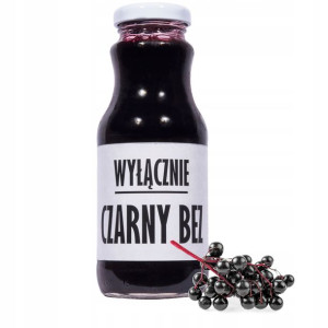 sok CZARNY BEZ 100% z bzu naturalnie mętny 250ml