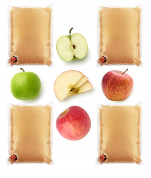 Sok z jabłek tłoczony NFC 4x5L 15,8 zł/5L=3,16zł/L