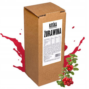 sok z ŻURAWINY 100% TŁOCZONY układ moczowy 1,5L