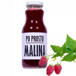 sok malina malinowy 100% sok z malin 250ml