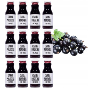 100% sok tłoczony z czarnej porzeczki NFC 12x250ml