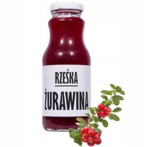 sok żurawina żurawinowy 100% sok z żurawiny 250ml