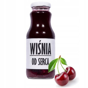 sok wiśnia wiśniowy 100% sok z wiśni 250ml
