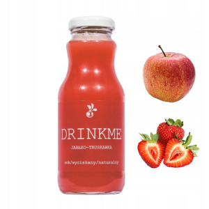 sok jabłko truskawka sok z truskawki 100% 250ml