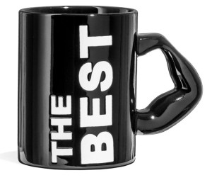 KUBEK The Best Czarny dla kulturysty 450ml