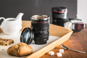 KUBEK OBIEKTYW z pokrywką dla fotografa 375ml
