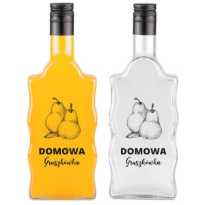 Butelka na Gruszkówkę z nadrukiem - Fala 500ml