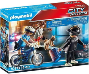 PLAYMOBIL 70573 Pościg Rowerem Policyjnym POLICJA