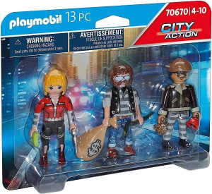 PLAYMOBIL 70670 Zestaw 3 Figurki FIGUREK Złodzieje