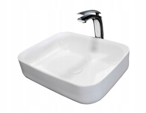 Umywalka Ceramiczna Nablatowa DEMI SLIM EDGE