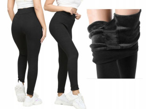 Bambusowe legginsy damskie ocieplane L/XL