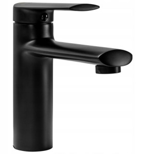 Bateria Kran Buzz Black Umywalkowa Rea 16 cm