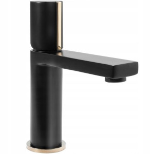 Bateria Umywalkowa Icon Black Gold 18 cm Rea