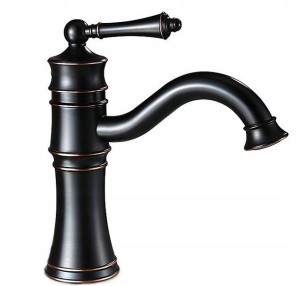 Bateria Umywalkowa Old Vintage Retro Black Rea