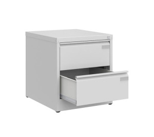 Metalowa szafa kartotekowa SZK 304/2 ST-dwie szuflady  54,5 cm