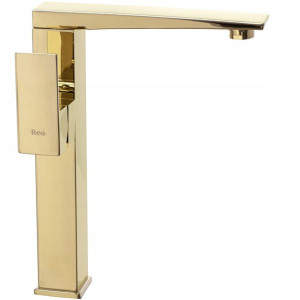 Bateria Umywalkowa Rea Levi Gold 29,5 cm Wysoka